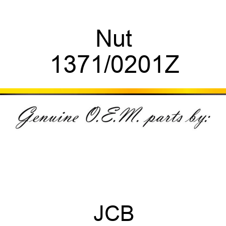 Nut 1371/0201Z