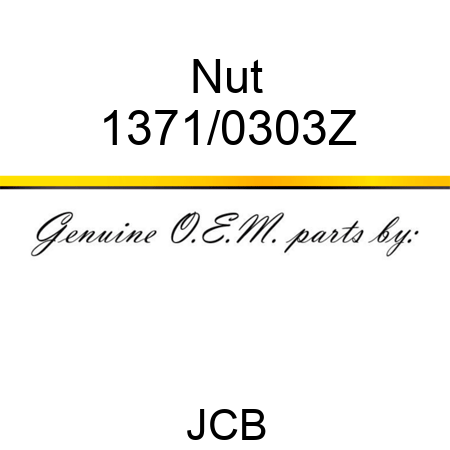 Nut 1371/0303Z