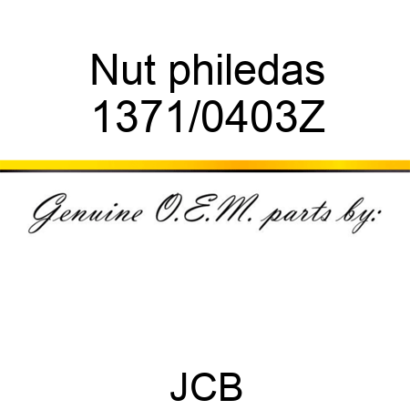 Nut, philedas 1371/0403Z