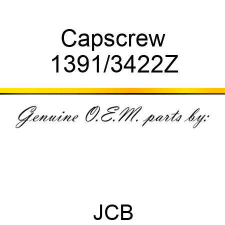 Capscrew 1391/3422Z