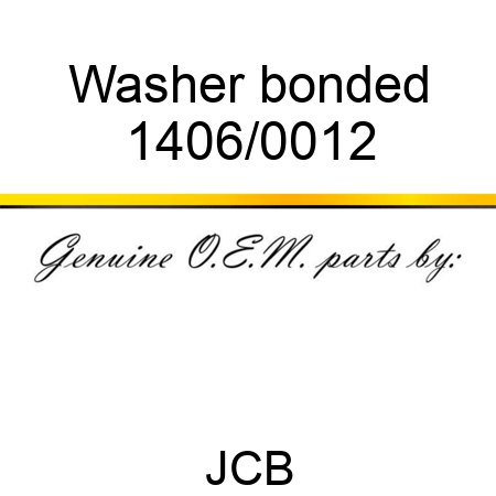 Washer, bonded 1406/0012
