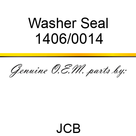 Washer, Seal 1406/0014