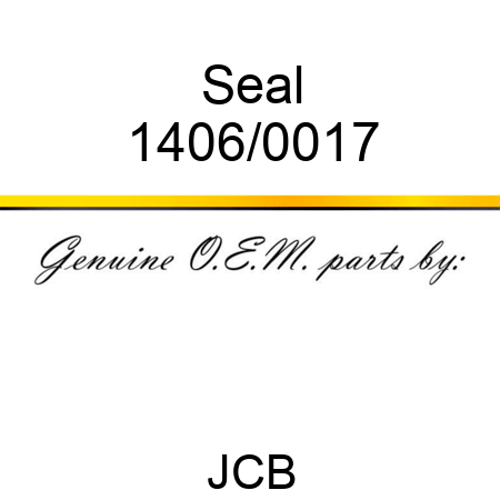 Seal 1406/0017