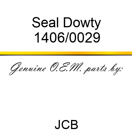 Seal, Dowty 1406/0029
