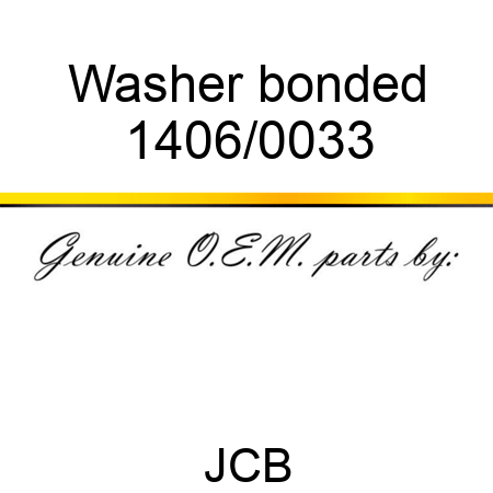 Washer, bonded 1406/0033