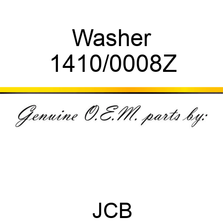 Washer 1410/0008Z