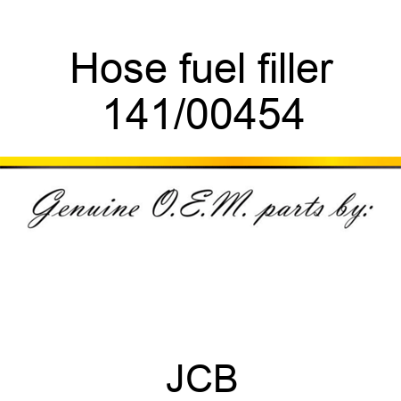 Hose, fuel filler 141/00454