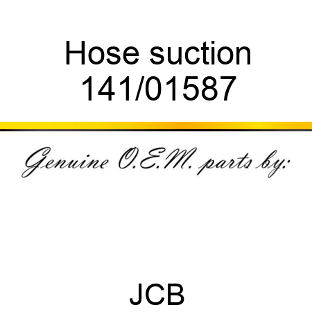 Hose, suction 141/01587