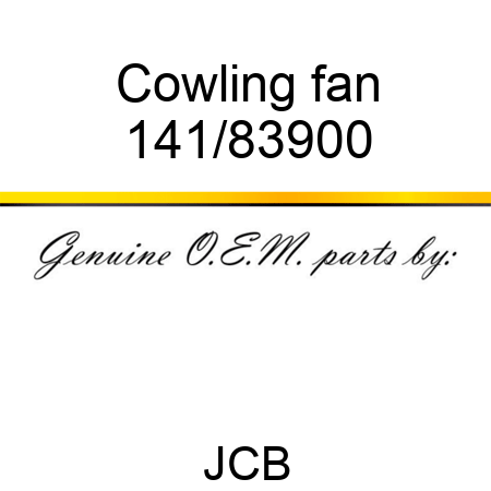 Cowling, fan 141/83900