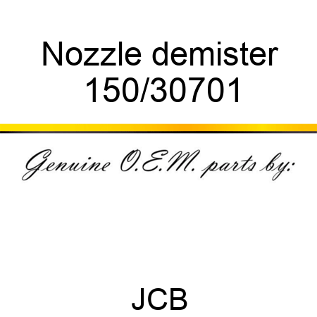 Nozzle, demister 150/30701