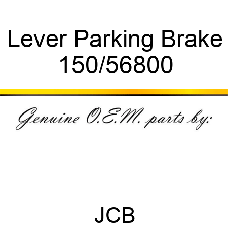 Lever, Parking Brake 150/56800