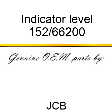 Indicator, level 152/66200