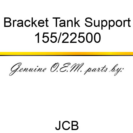 Bracket, Tank, Support 155/22500