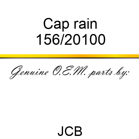 Cap, rain 156/20100