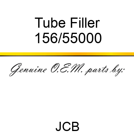 Tube, Filler 156/55000