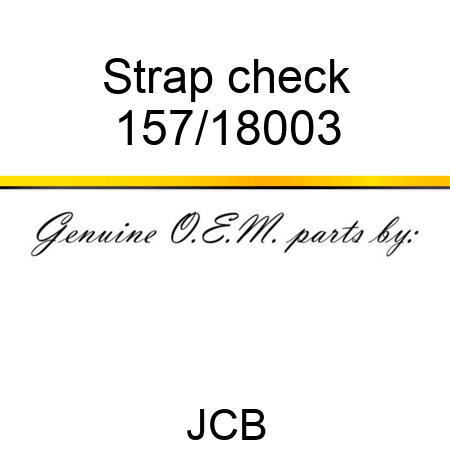 Strap, check 157/18003