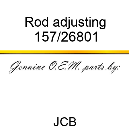 Rod, adjusting 157/26801