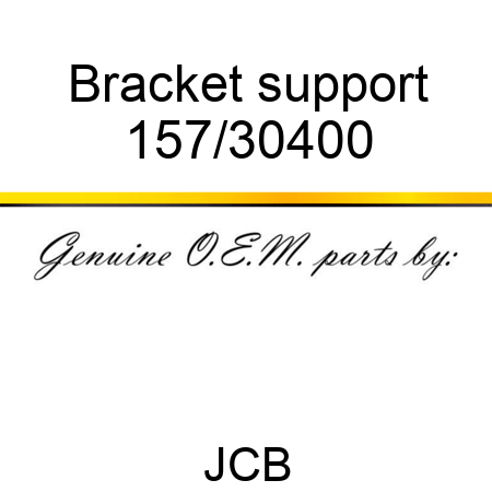 Bracket, support 157/30400