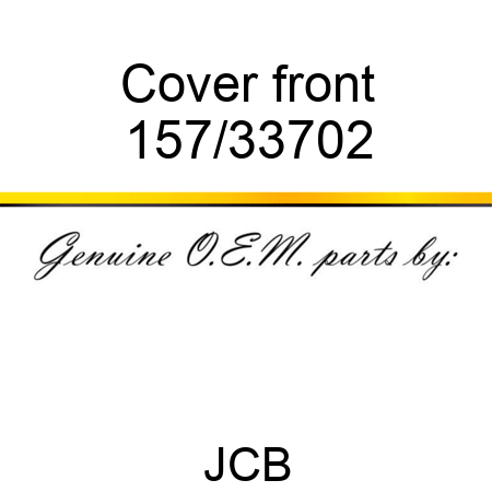 Cover, front 157/33702