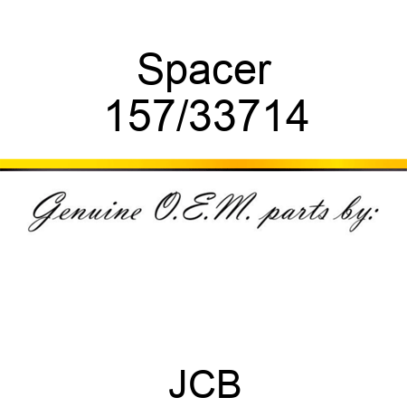 Spacer 157/33714
