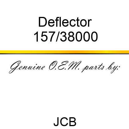 Deflector 157/38000