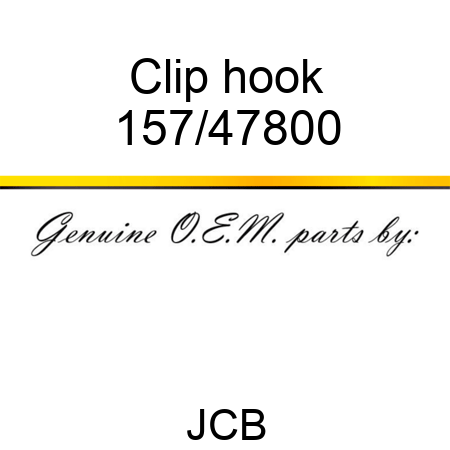 Clip, hook 157/47800