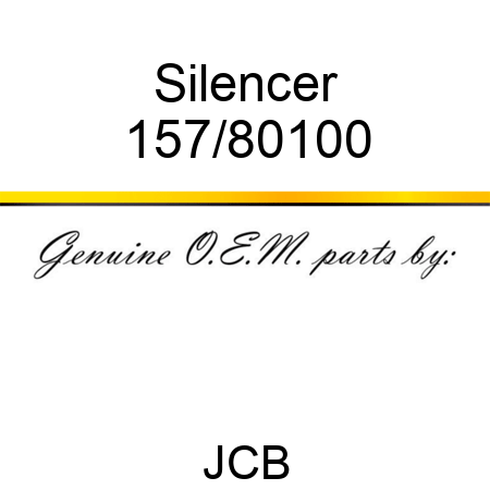 Silencer 157/80100