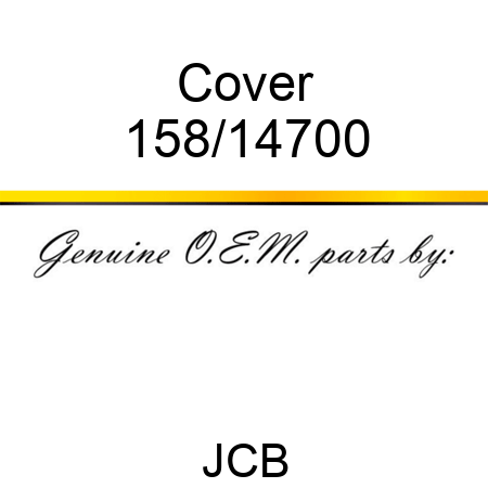 Cover 158/14700
