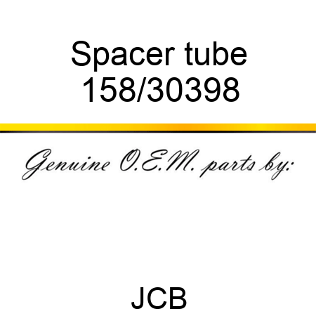 Spacer, tube 158/30398
