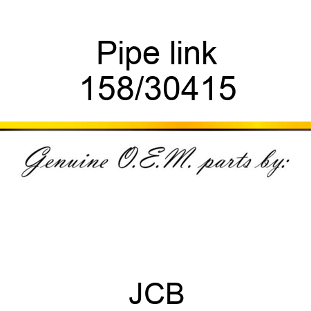Pipe, link 158/30415