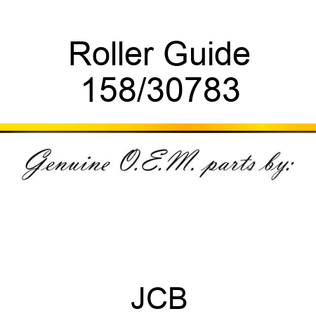 Roller, Guide 158/30783