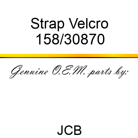 Strap, Velcro 158/30870
