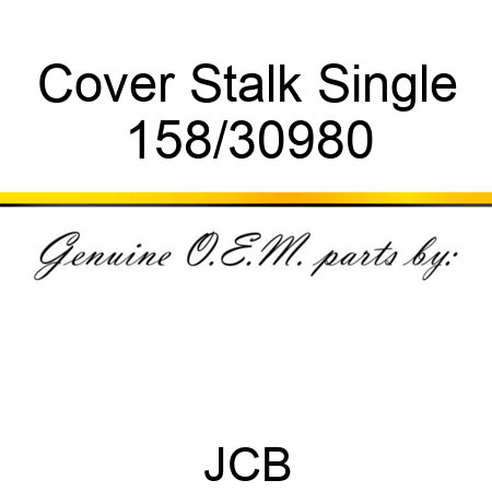 Cover, Stalk Single 158/30980