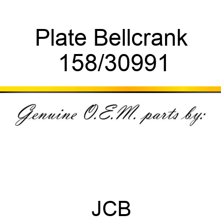 Plate, Bellcrank 158/30991