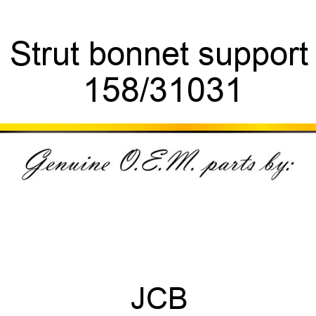 Strut, bonnet support 158/31031