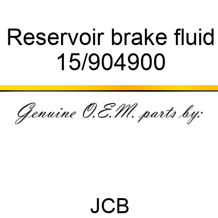 Reservoir, brake fluid 15/904900