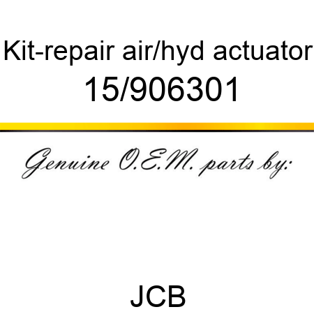 Kit-repair, air/hyd actuator 15/906301