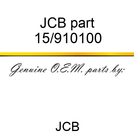 JCB part 15/910100