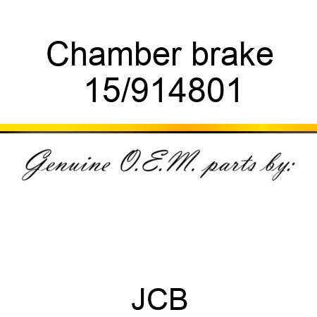 Chamber, brake 15/914801