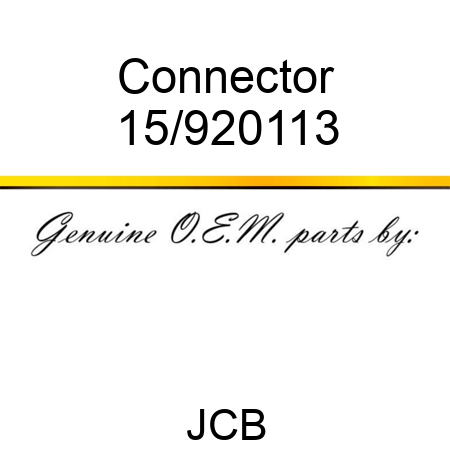 Connector 15/920113