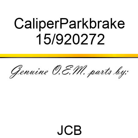 Caliper,Parkbrake 15/920272