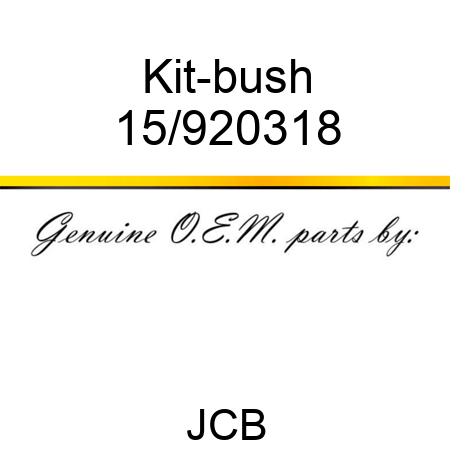 Kit-bush 15/920318