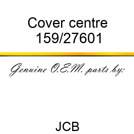 Cover, centre 159/27601