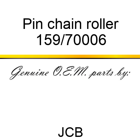 Pin, chain roller 159/70006