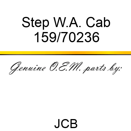 Step, W.A. Cab 159/70236