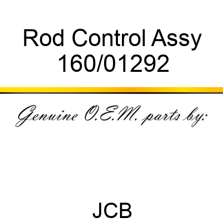 Rod, Control Assy 160/01292