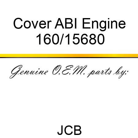 Cover, ABI Engine 160/15680