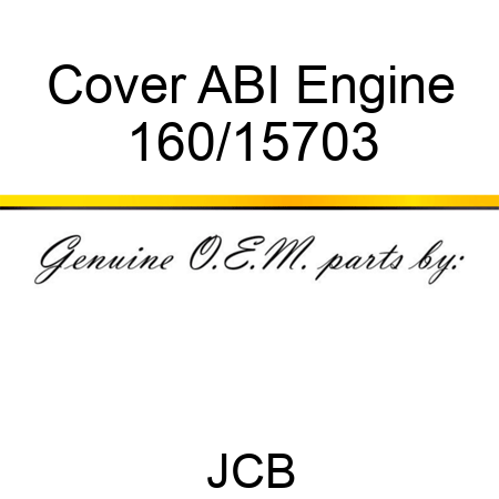 Cover, ABI Engine 160/15703