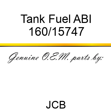 Tank, Fuel ABI 160/15747