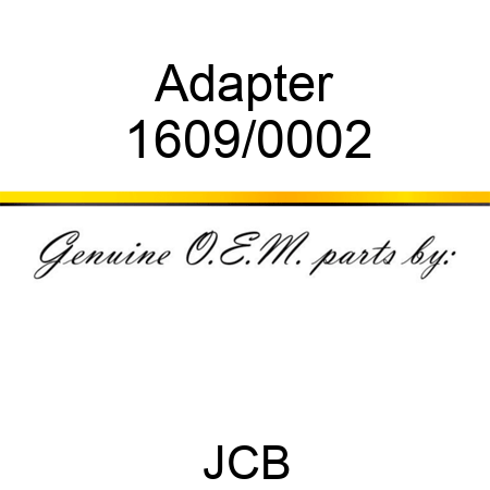 Adapter 1609/0002